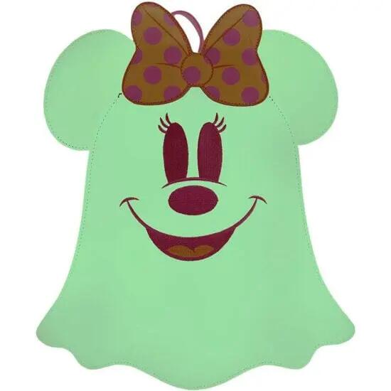 Mochila infantil Minnie Mouse Fantasma que Brilha no Escuro 26 cm Rosa 2/3