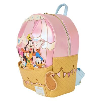 Zaino Wish 3D per bambini con cerniera e tasche laterali in rete viola