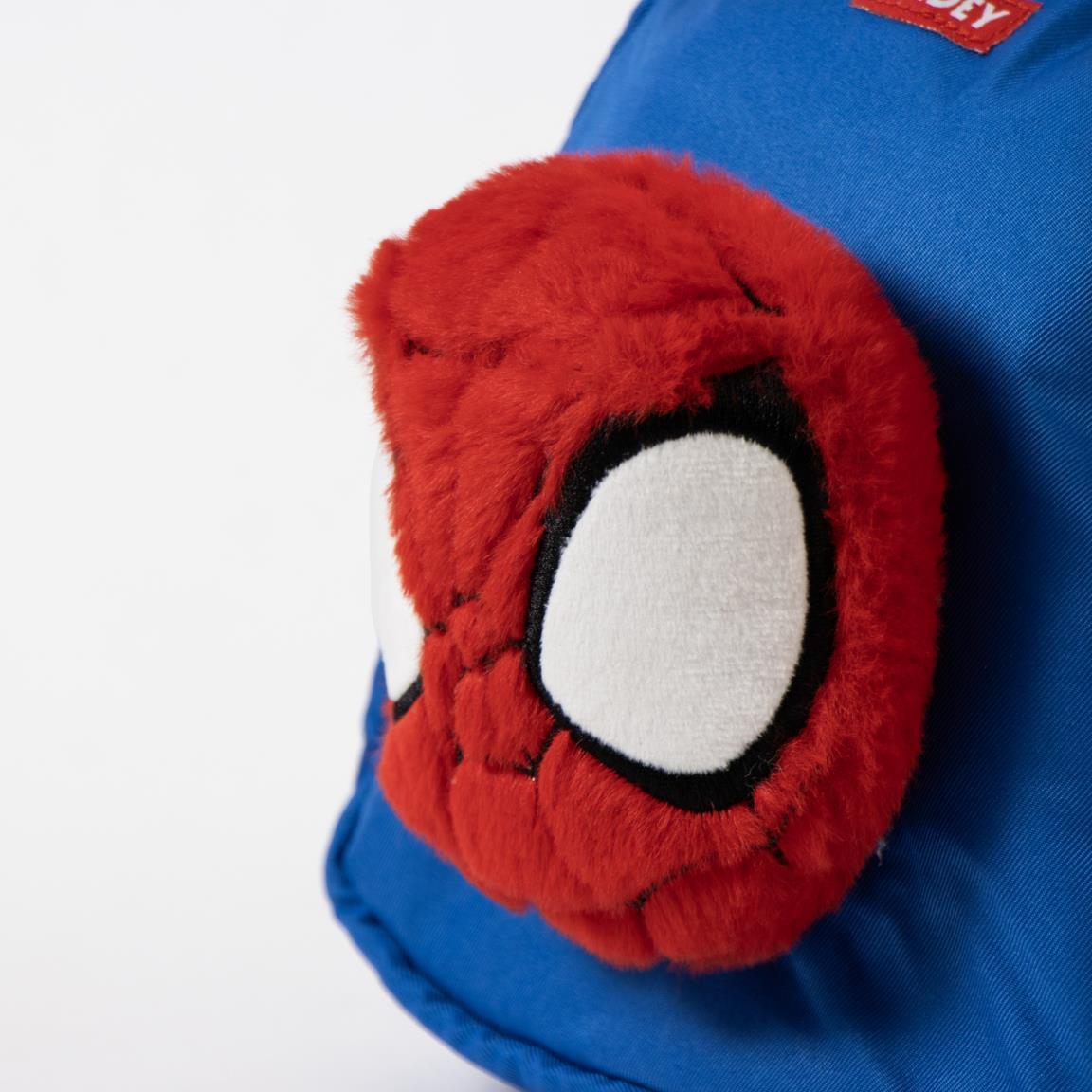 Zainetto per bambini Spidey in poliestere con inserto in peluche, blu 4/6