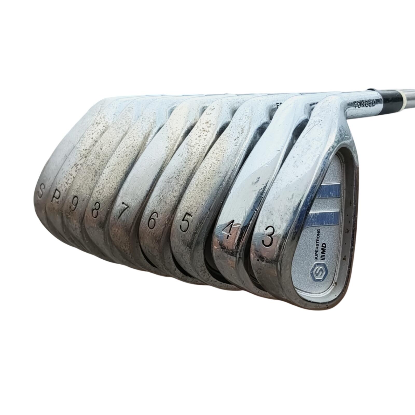 MD Golf Superstrong  IJzerset / 3-PW+SW / Flex Regular / Grafiet 3/7