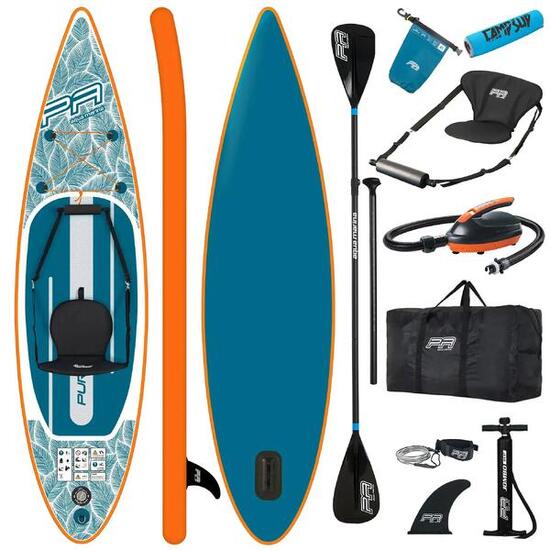 Deska pompowana SUP Aqua Marina Pure Air 11'0" Combo +POMPKA EP-T16 +BOJKA