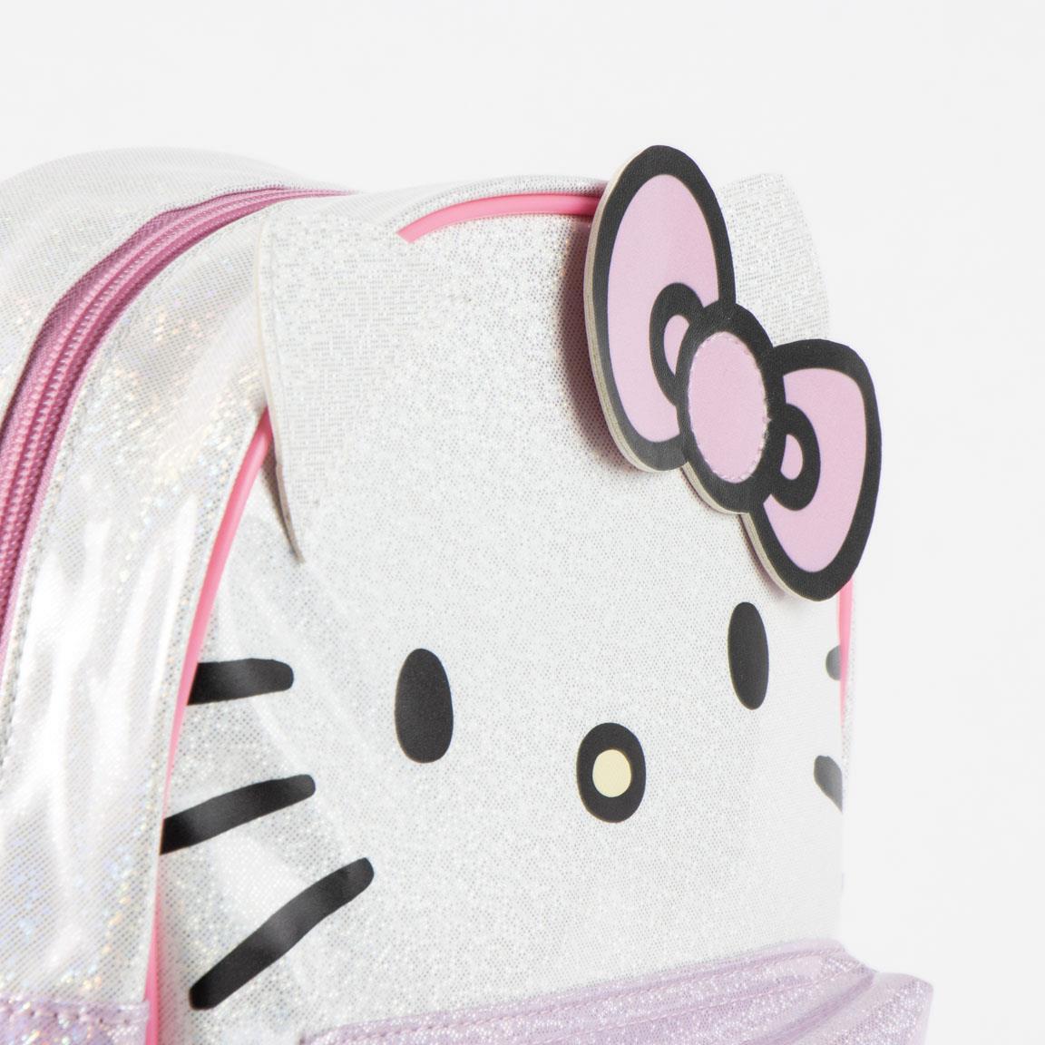 Zaino per bambini Hello Kitty in PU con tasca frontale, rosa chiaro 5/6