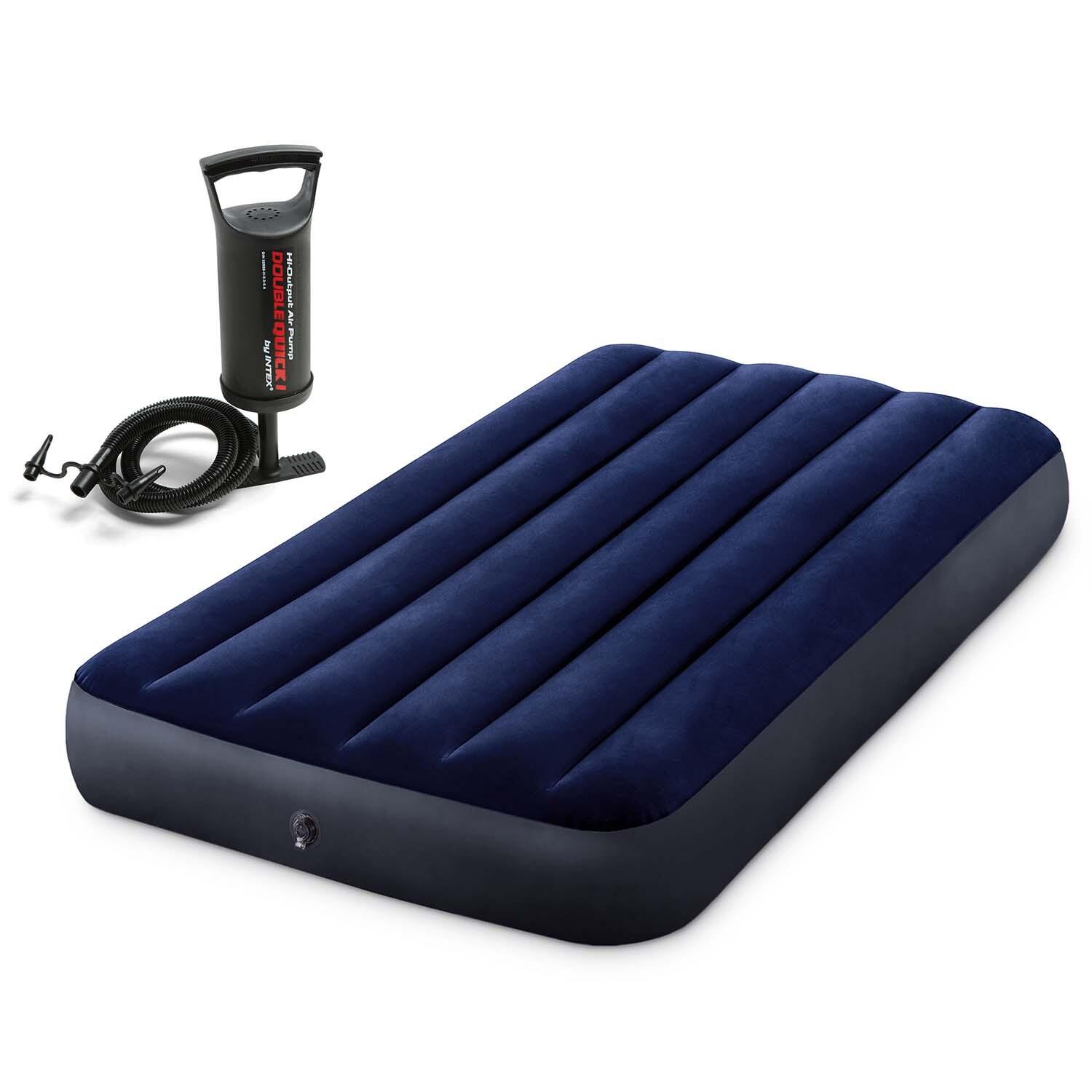 Materac dmuchany 191x99x25 cm z pompką tłokową INTEX 64757 3/6