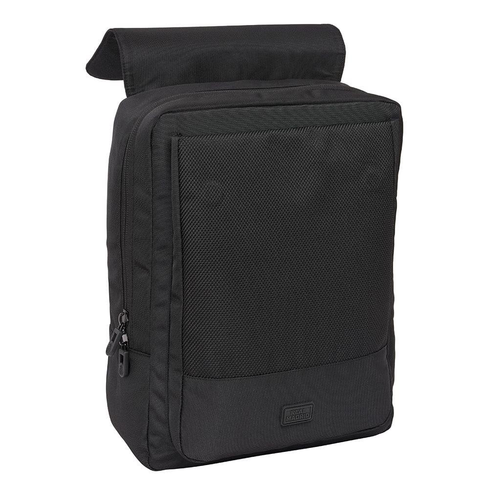 Mochila Real Madrid para Adultos com Aba e Porta USB para Laptop de 13,3" 5/6