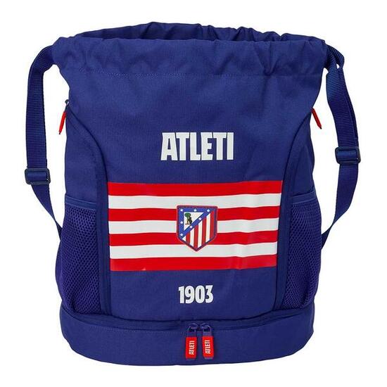Sac à dos enfant Atlético de Madrid avec porte-bouteille et fermeture éclair