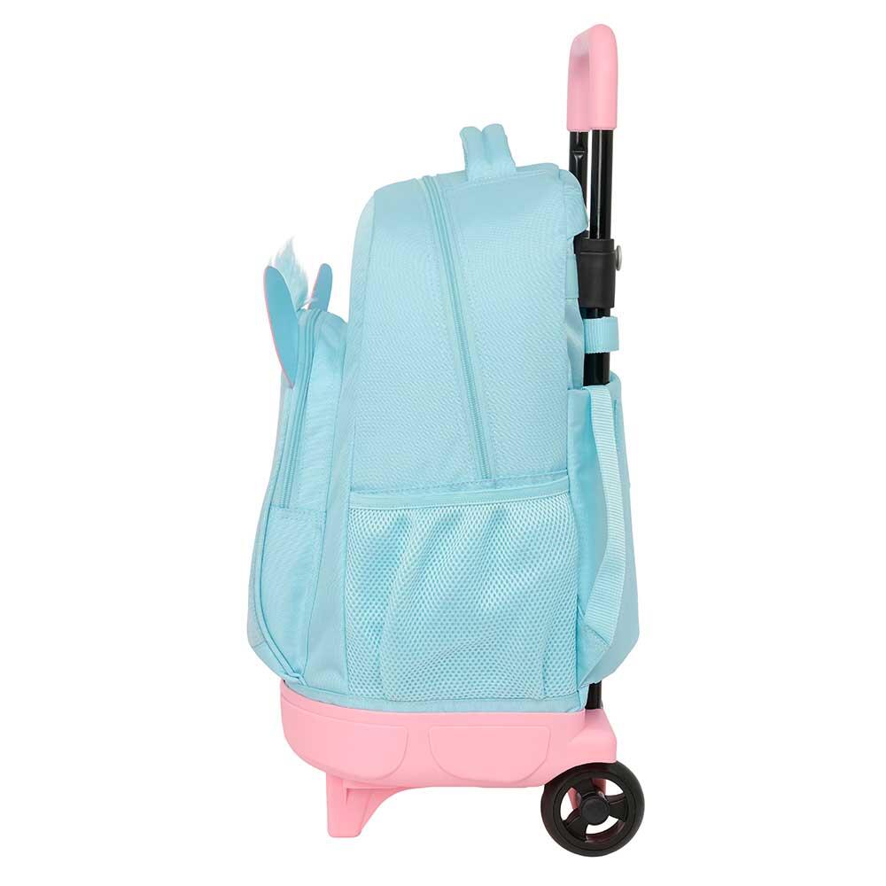 Mochila escolar infantil Furby com rodas removíveis e porta-garrafa - Azul 3/3