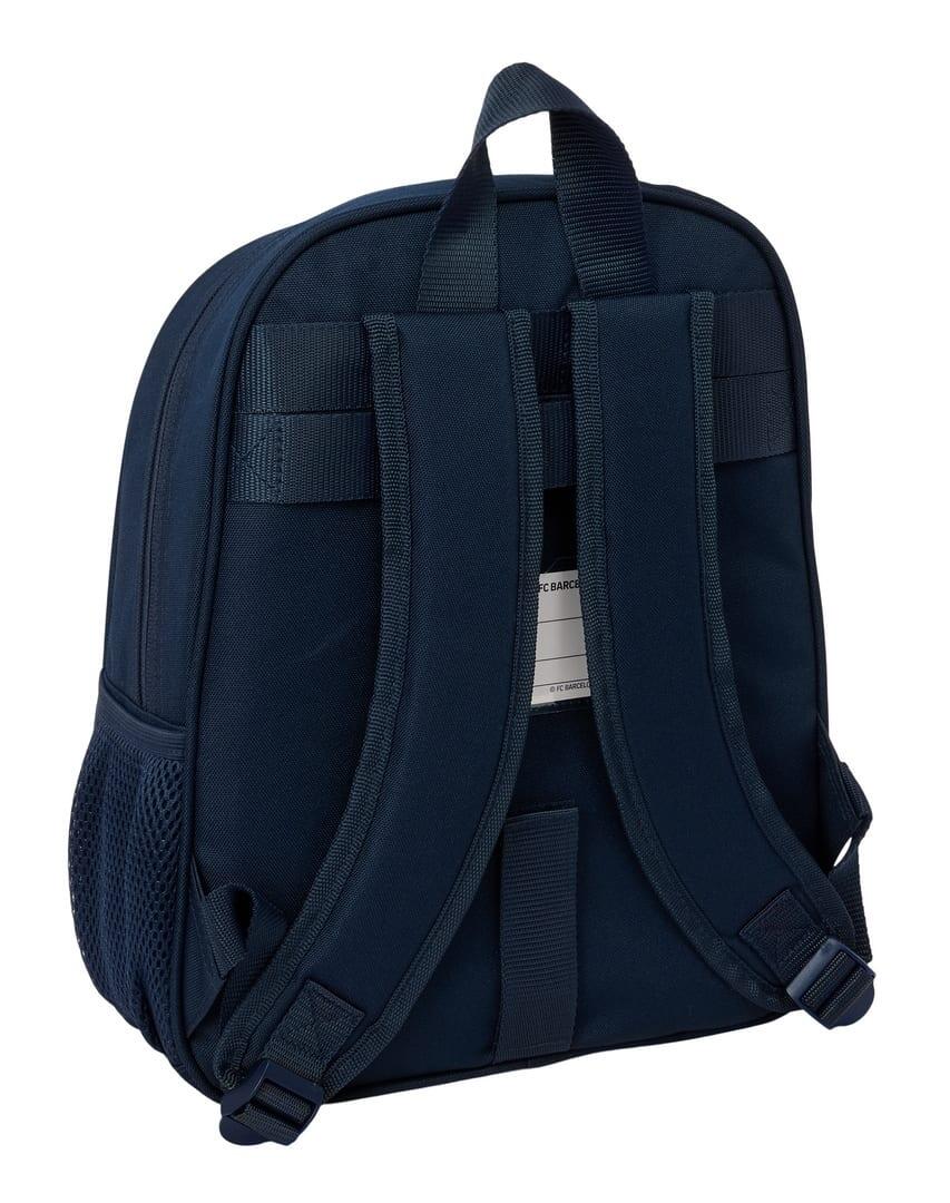 Mochila escolar infantil do FC Barcelona, ​​adaptável a carrinhos, com bolso 2/3