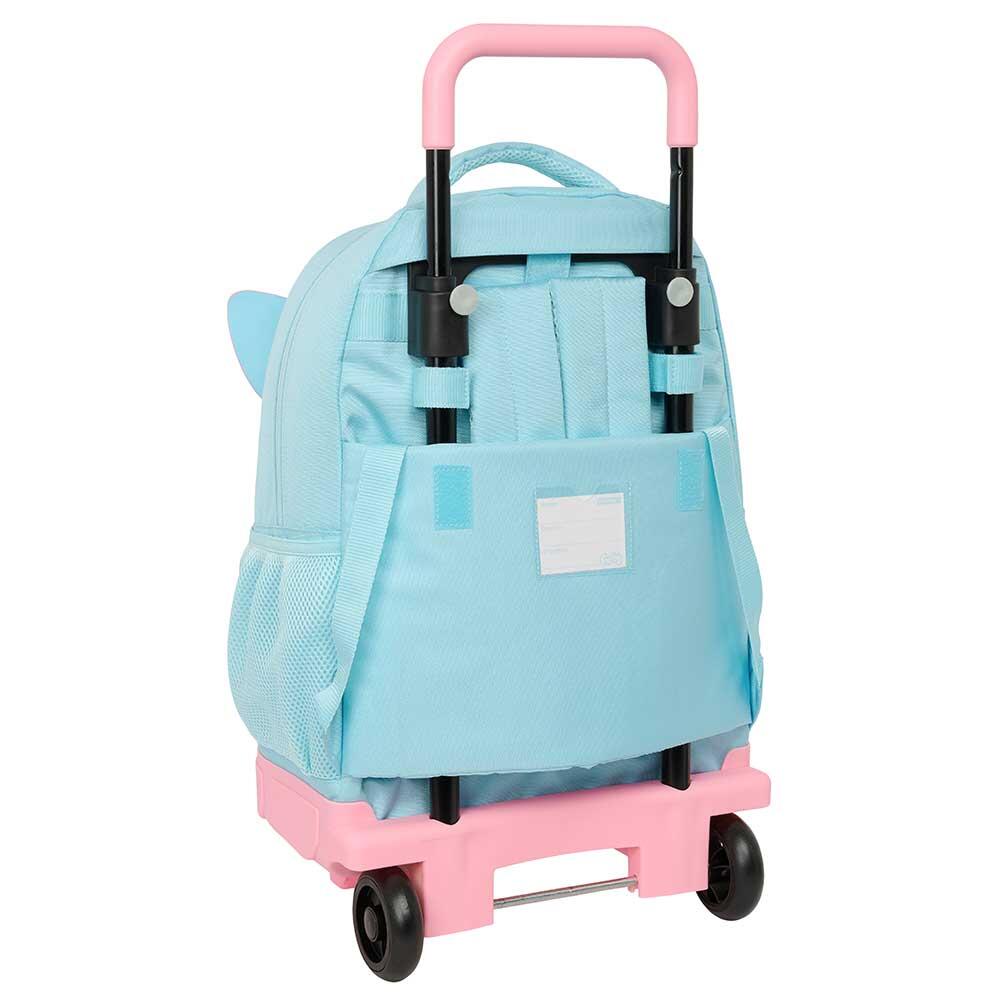 Mochila escolar infantil Furby com rodas removíveis e porta-garrafa - Azul 2/3