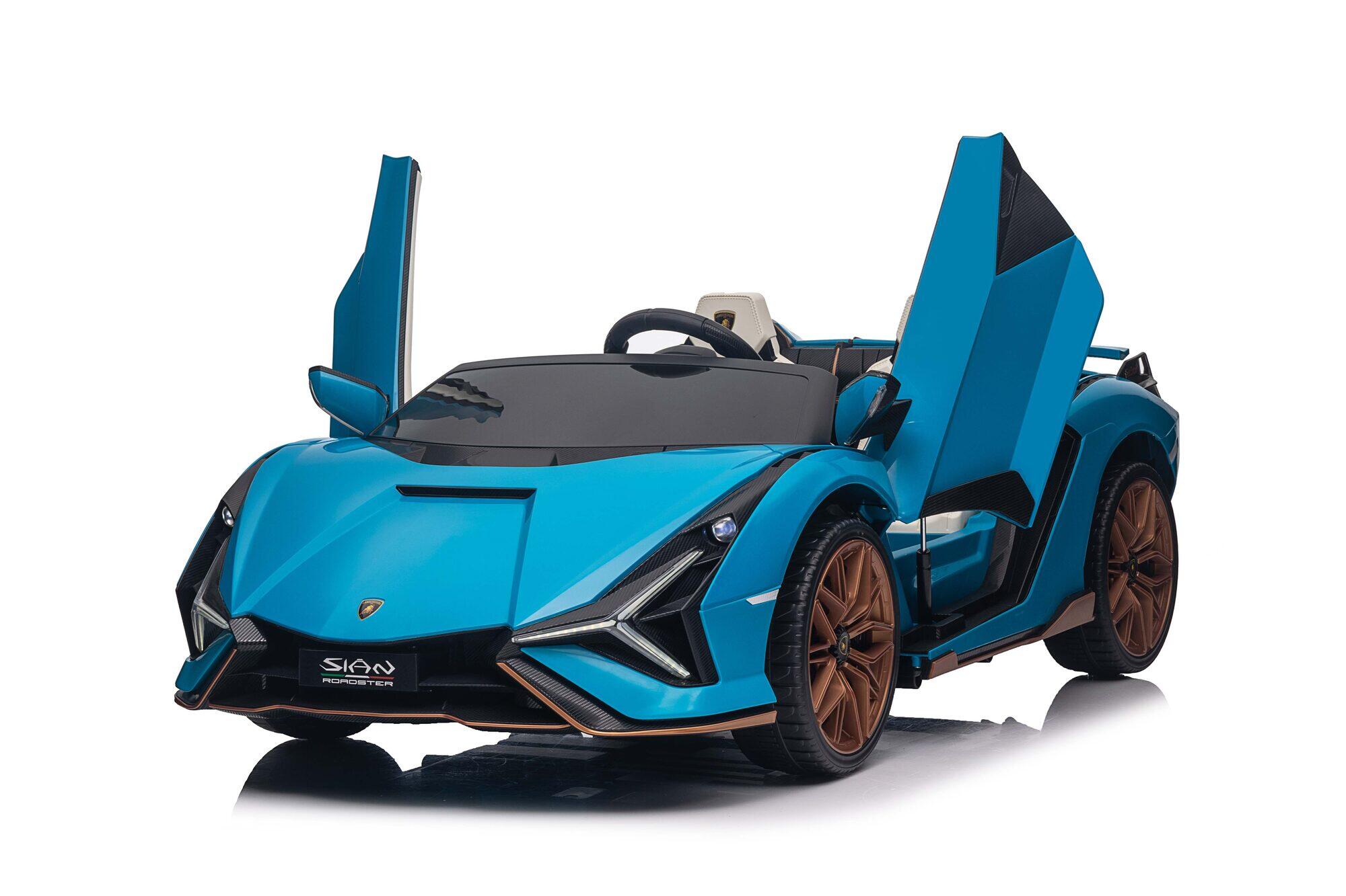Licensed Lamborghini Sian in Blue color (3-8 years) 3/7
