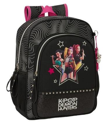 Sac à dos enfant K-Pop Demon Hunters pour ordinateur portable 14,1 pouces avec