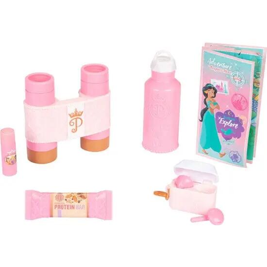Zaino da viaggio per bambine a tema principessa con spallacci regolabili, rosa 3/5