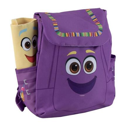Sac à dos enfant Dora, adaptable à une valise à roulettes, avec poche avant