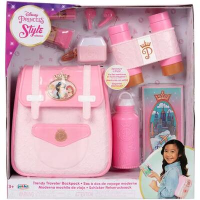 Zaino Wish 3D per bambini con cerniera e tasche laterali in rete viola