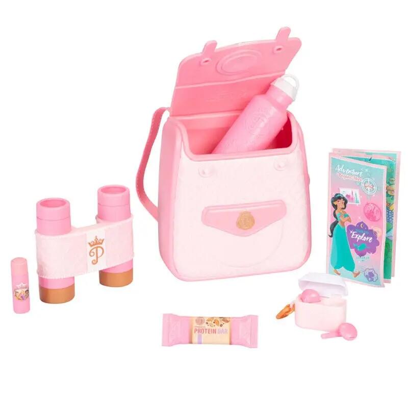 Zaino da viaggio per bambine a tema principessa con spallacci regolabili, rosa 4/5