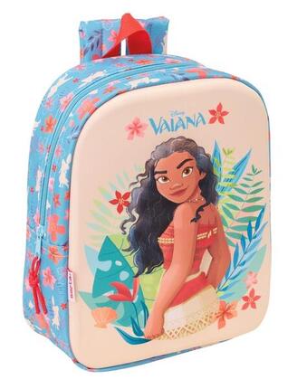Sac à dos 3D Moana pour enfants avec porte-bouteille et poignées rembourrées