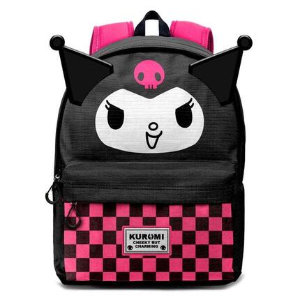 Sac à dos Hello Kitty pour enfant en similicuir rouge avec bretelles réglables