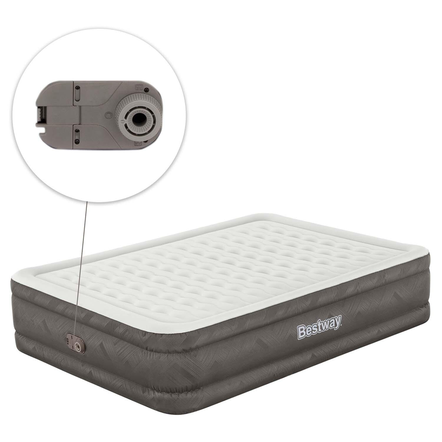 Materac dmuchany 203x152x46 cm z wbudowaną pompką elektryczną Bestway 69050 6/7