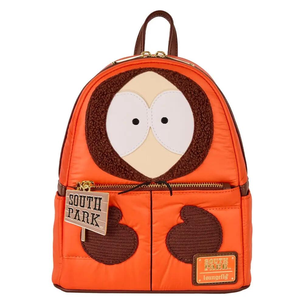 Zaino da adulto Kenny South Park da 26 cm con cerniera arancione e marrone 2/2