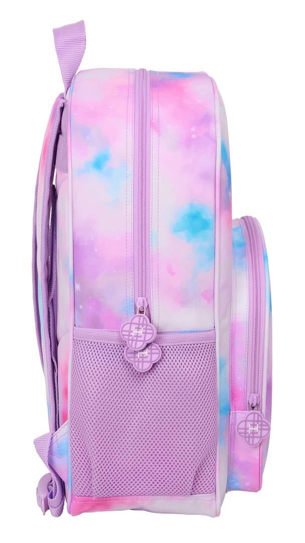 Mochila infantil K-Pop Demon Hunters com bolso frontal multicolorido 3/3
