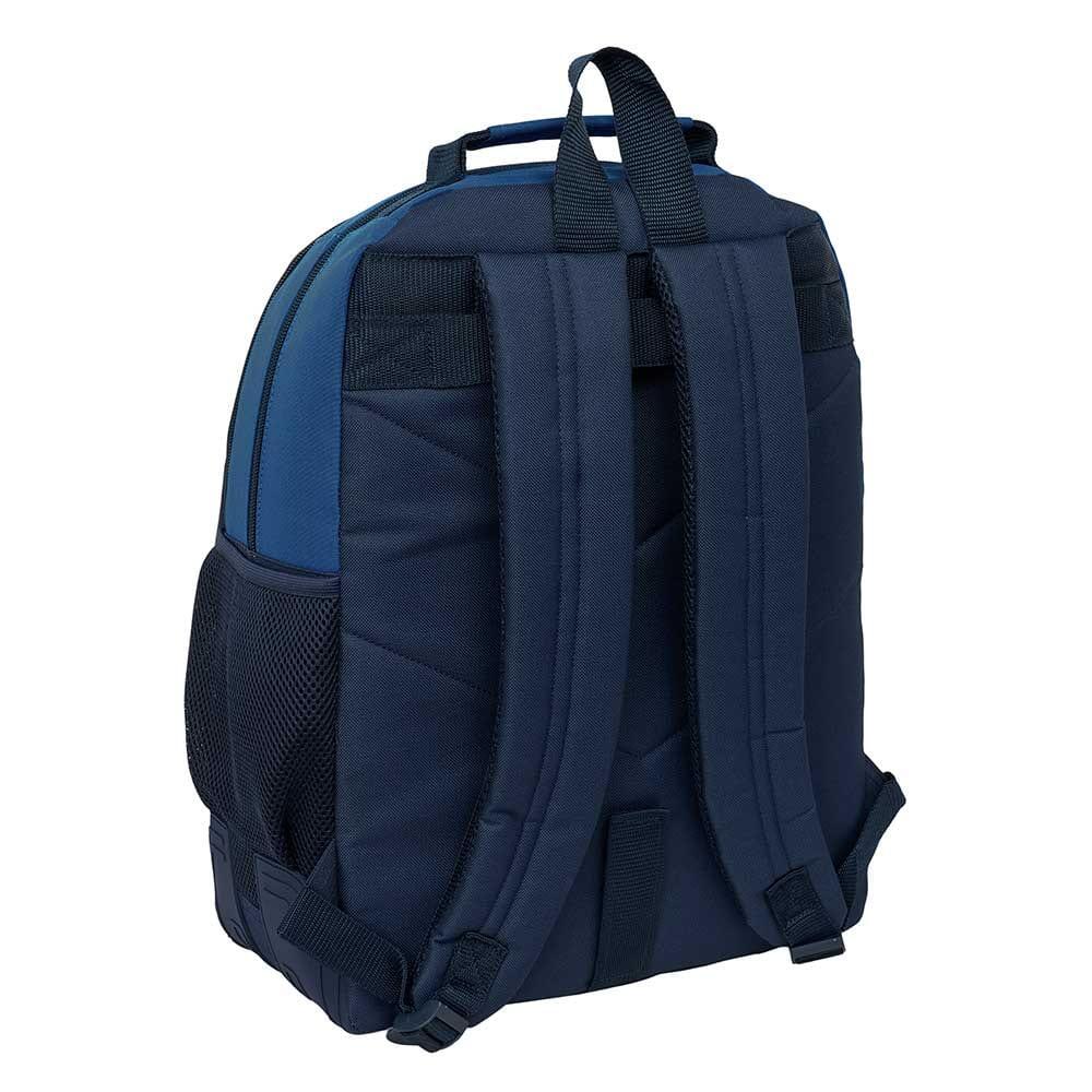 Mochila Escolar Infantil Polvo Dupla com Rodinhas e Porta-Garrafas Azul 2/3