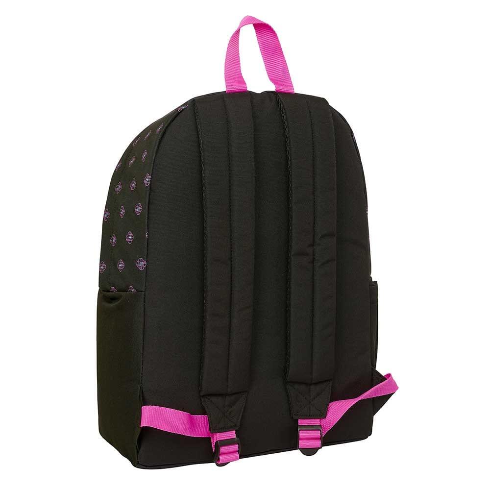 Mochila infantil K-Pop Demon Hunters para laptop de 14,1" com bolso, preta. 2/4