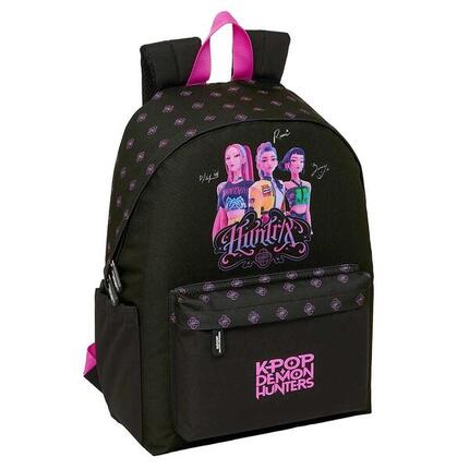 Sac à dos enfant 3D K-Pop Chasseurs de Démons avec porte-bouteille, violet