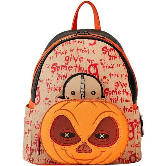 Sac à dos adulte Sam Trick R Treat en cuir végétalien avec poches, orange