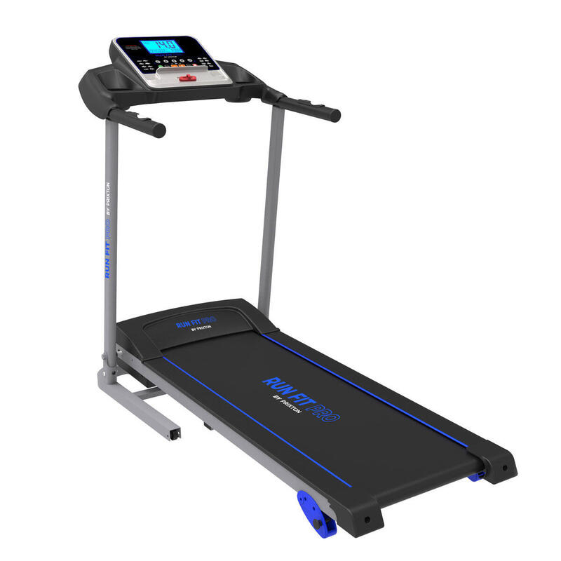 HOMCOM Cinta de Correr y Andar Plegable Velocidad hasta 12,8 km/h con 12  Programas Pantalla LED Portabotellas Ritmo Cardiaco Superficie Grande  122x40 cm y Ruedas 142x66x127 cm Negro - Conforama