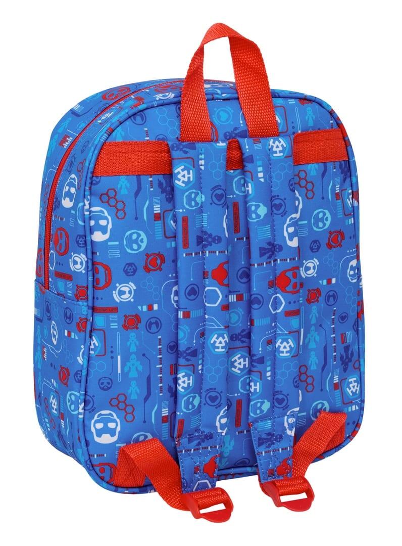 Mochila infantil Iron Man 3D com zíper e alça - Azul 2/3