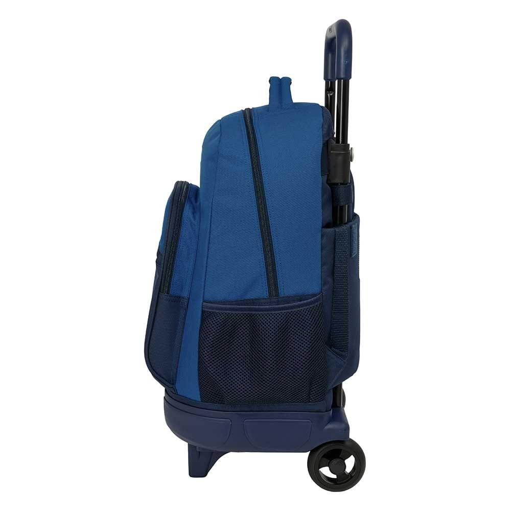 Mochila infantil em formato de polvo com rodinhas removíveis e bolso frontal 3/3