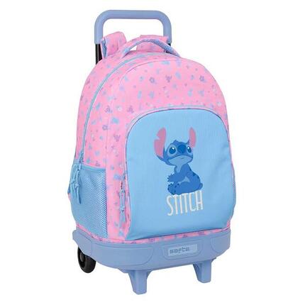 Sac à dos Stitch 3D pour enfants avec porte-bouteille et bretelles rembourrées