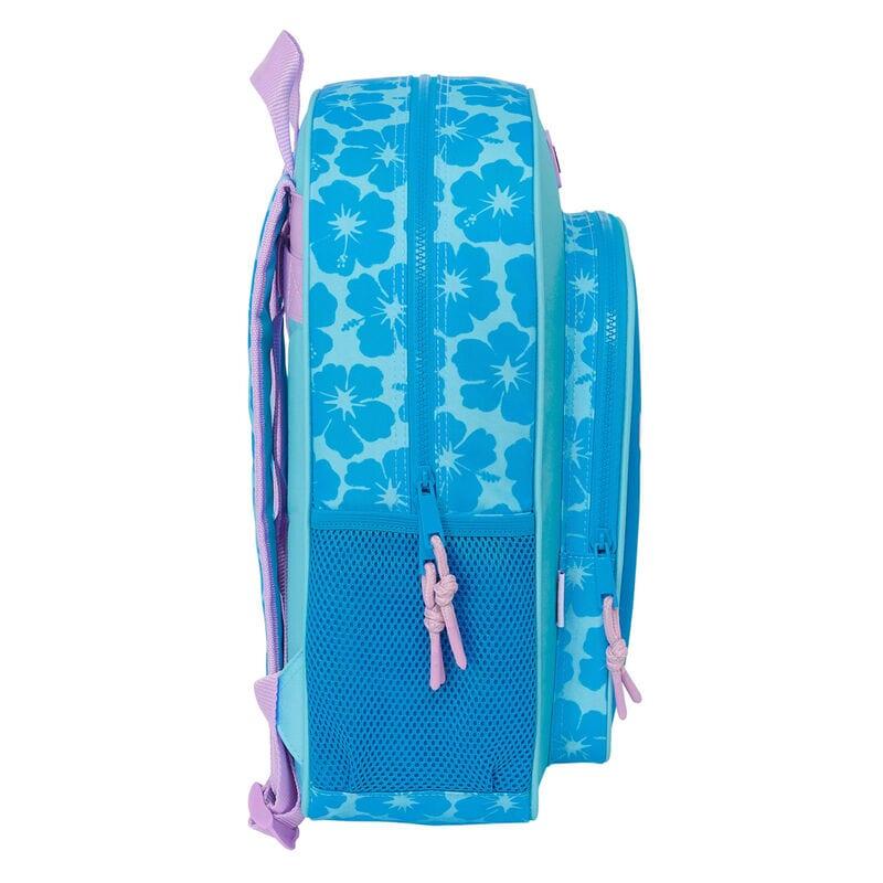 Sac à dos scolaire Stitch pour enfants, adaptable à une valise à roulettes, avec 3/3