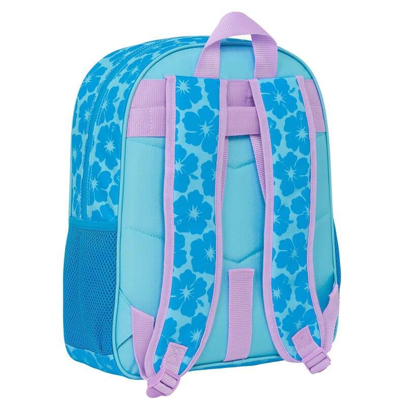 Sac à dos scolaire Stitch pour enfants, adaptable à une valise à roulettes, avec 2/3
