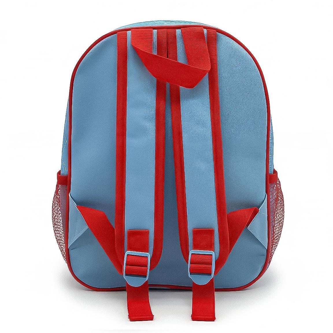 Mochila infantil Moana 3D feita de poliéster e EVA com alças ajustáveis, azul 2/6