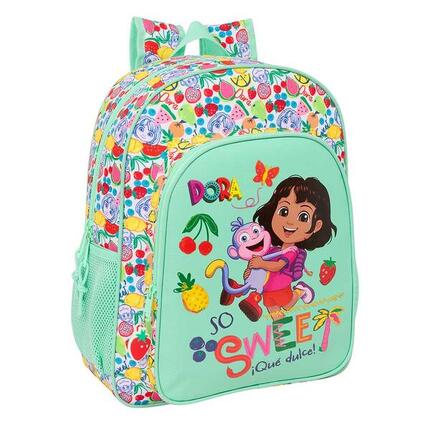 Sac à dos enfant Dora, adaptable à une valise à roulettes, avec poche avant