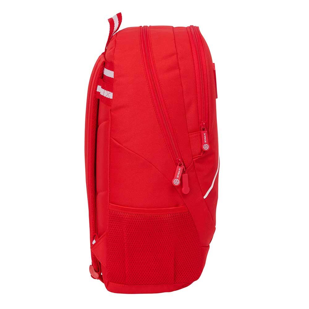 Mochila escolar infantil do Sevilla FC, adaptável a carrinhos com porta-garrafa 3/3