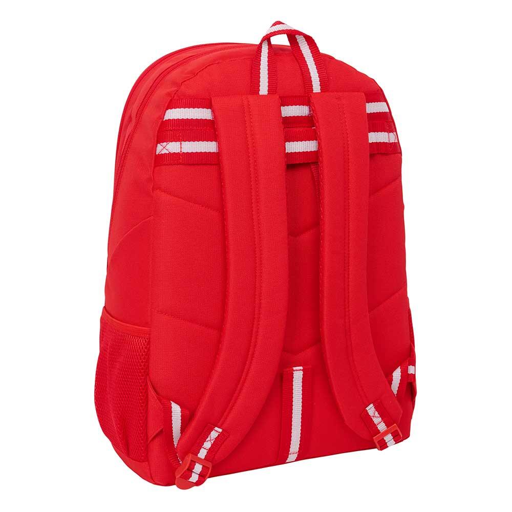 Mochila escolar infantil do Sevilla FC, adaptável a carrinhos com porta-garrafa 2/3