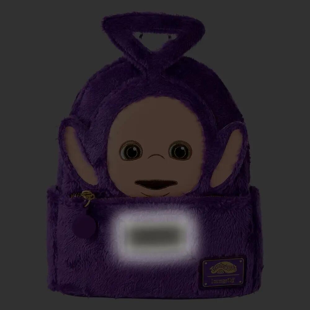 Zainetto per bambini Tinky-Winky Teletubbies da 26 cm con tasca frontale viola 4/4