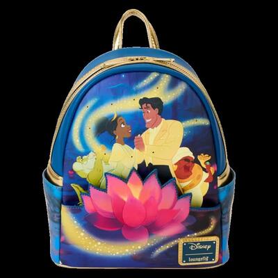 Zaino Wish 3D per bambini con cerniera e tasche laterali in rete viola