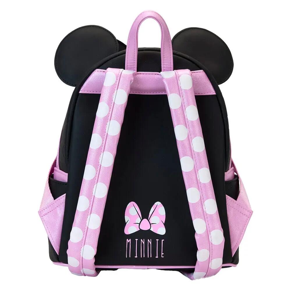 Zaino per bambini di Minnie Mouse con tasca frontale e spallacci regolabili 3/4