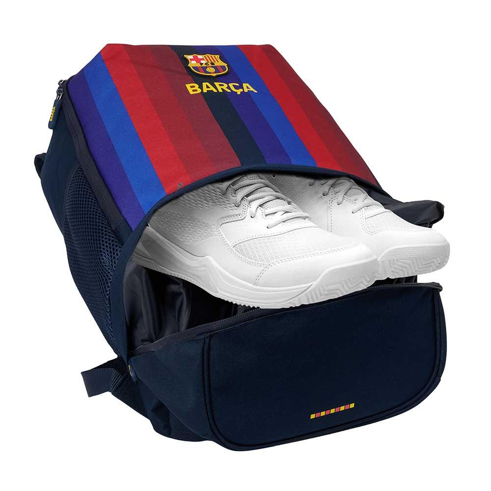 Mochila infantil FC Barcelona com compartimento para sapatos e porta-garrafa 4/5