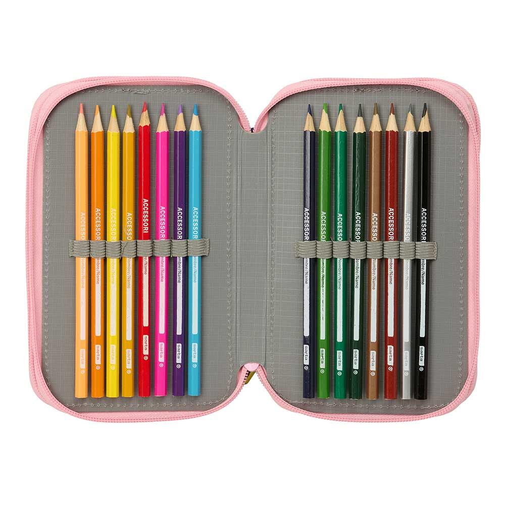 Set di tre matite Mr. Wonderful per bambini, 37 pezzi con pennarelli rosa 5/6