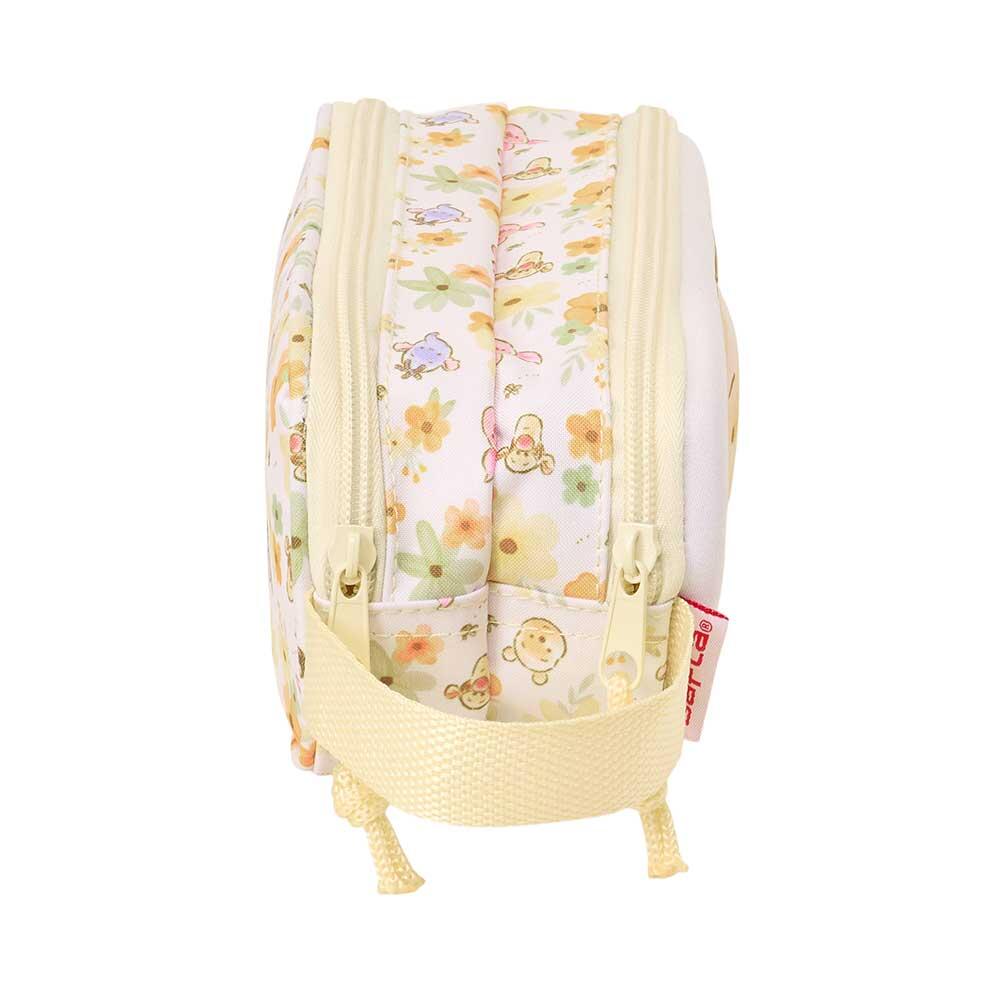 Astuccio doppio 3D di Winnie the Pooh per bambini con cerniera, beige 3/3