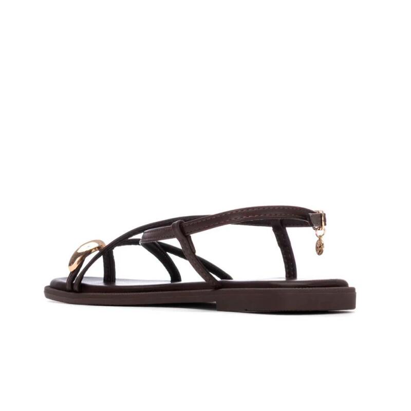 Sandalias Planas Mujer Xti  Marrón 2/4