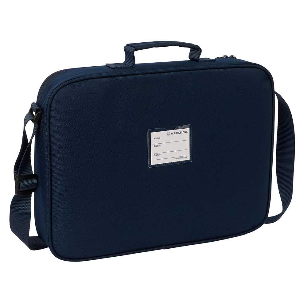 Sac de voyage enfant FC Barcelone en polyester avec bandoulière - Bleu 2/3