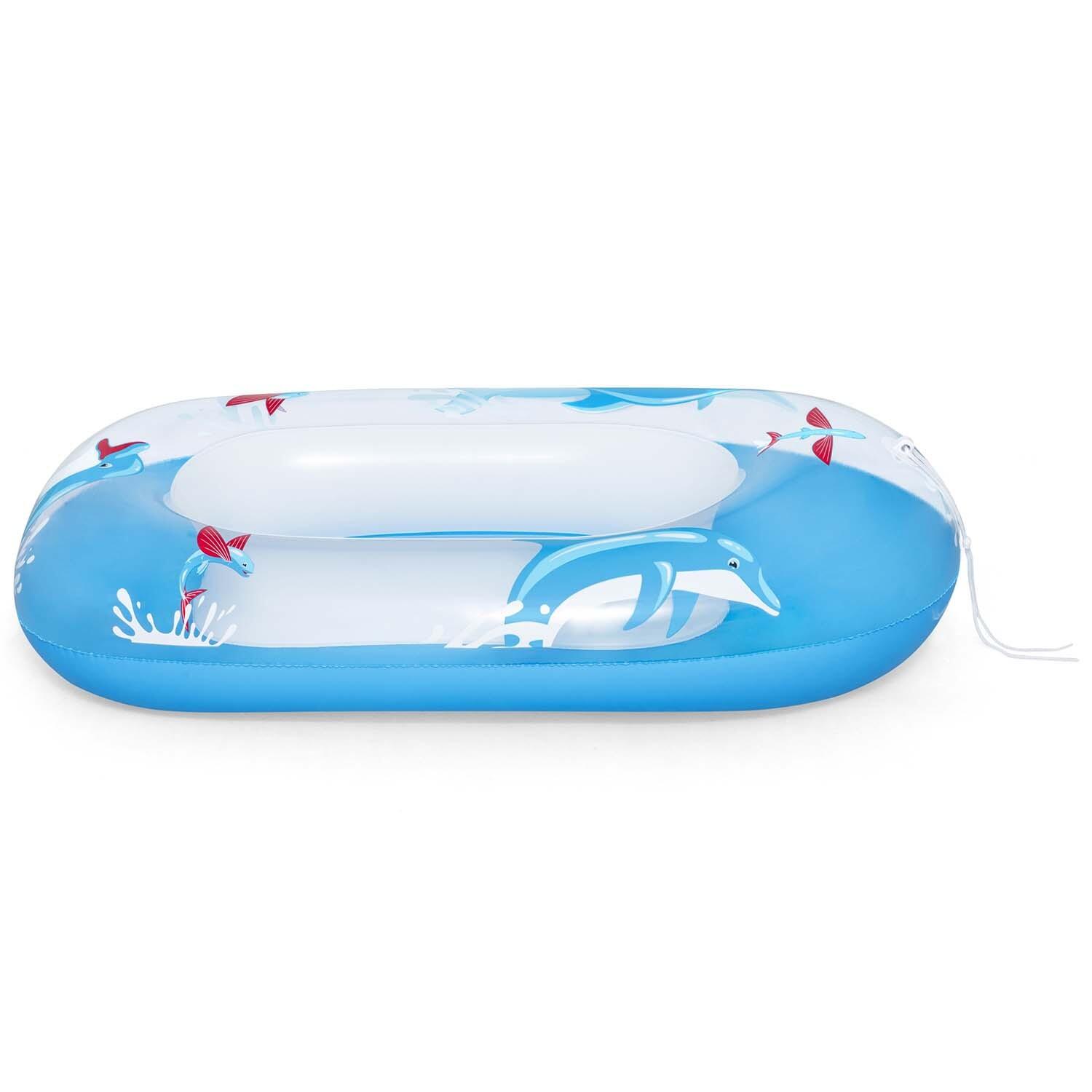 Ponton plażowy do pływania delfin 102 x 69 cm Bestway 34037 2/4