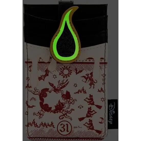 Portacarte Hocus Pocus per adulti in ecopelle, 7,5x12,5 cm, nero. 3/3