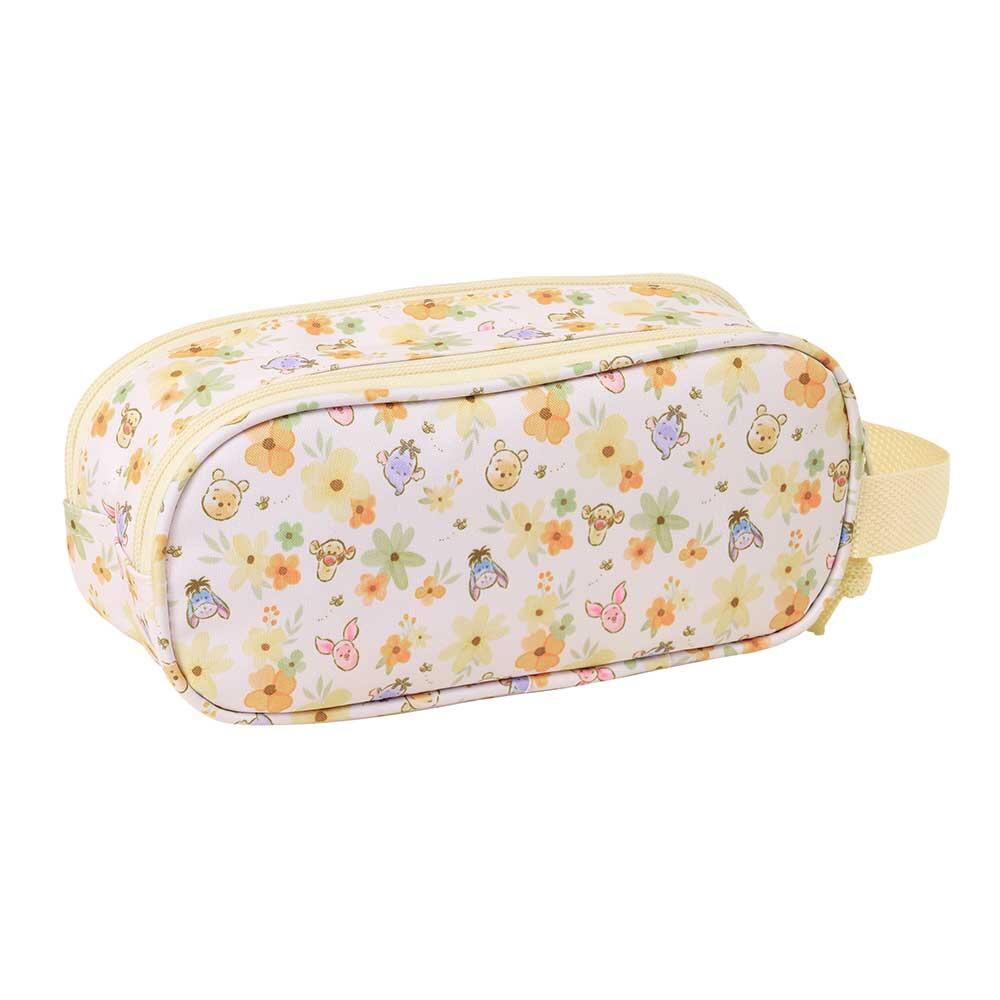 Astuccio doppio 3D di Winnie the Pooh per bambini con cerniera, beige 2/3