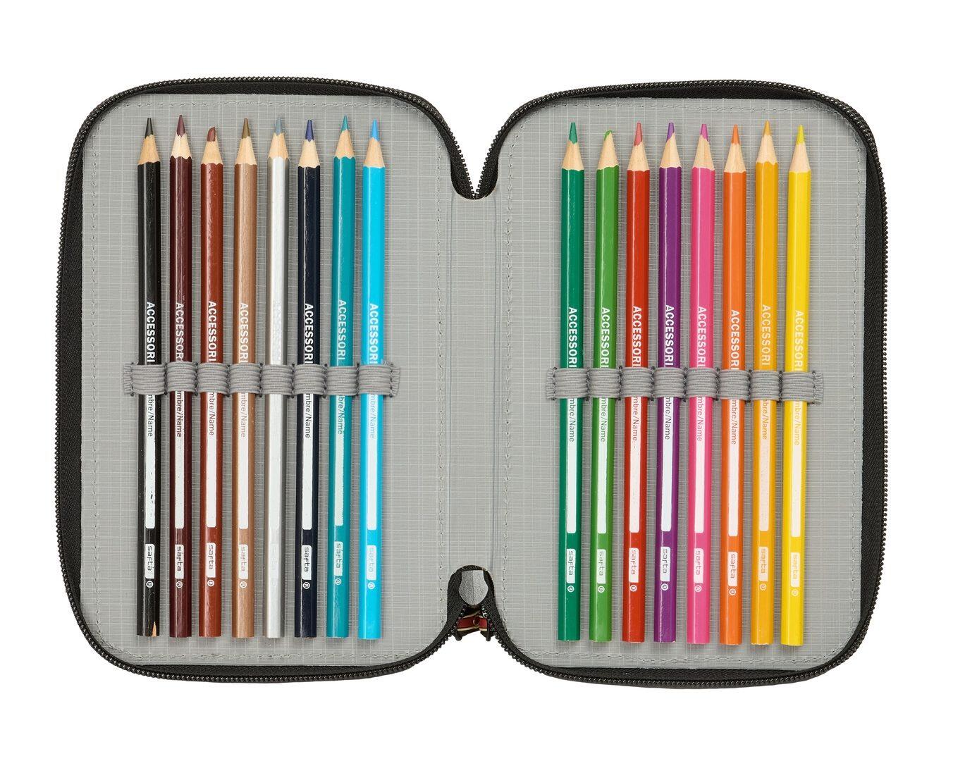 Trousse double Gorjuss Up And Away pour enfants, 46 pièces, violette 5/6
