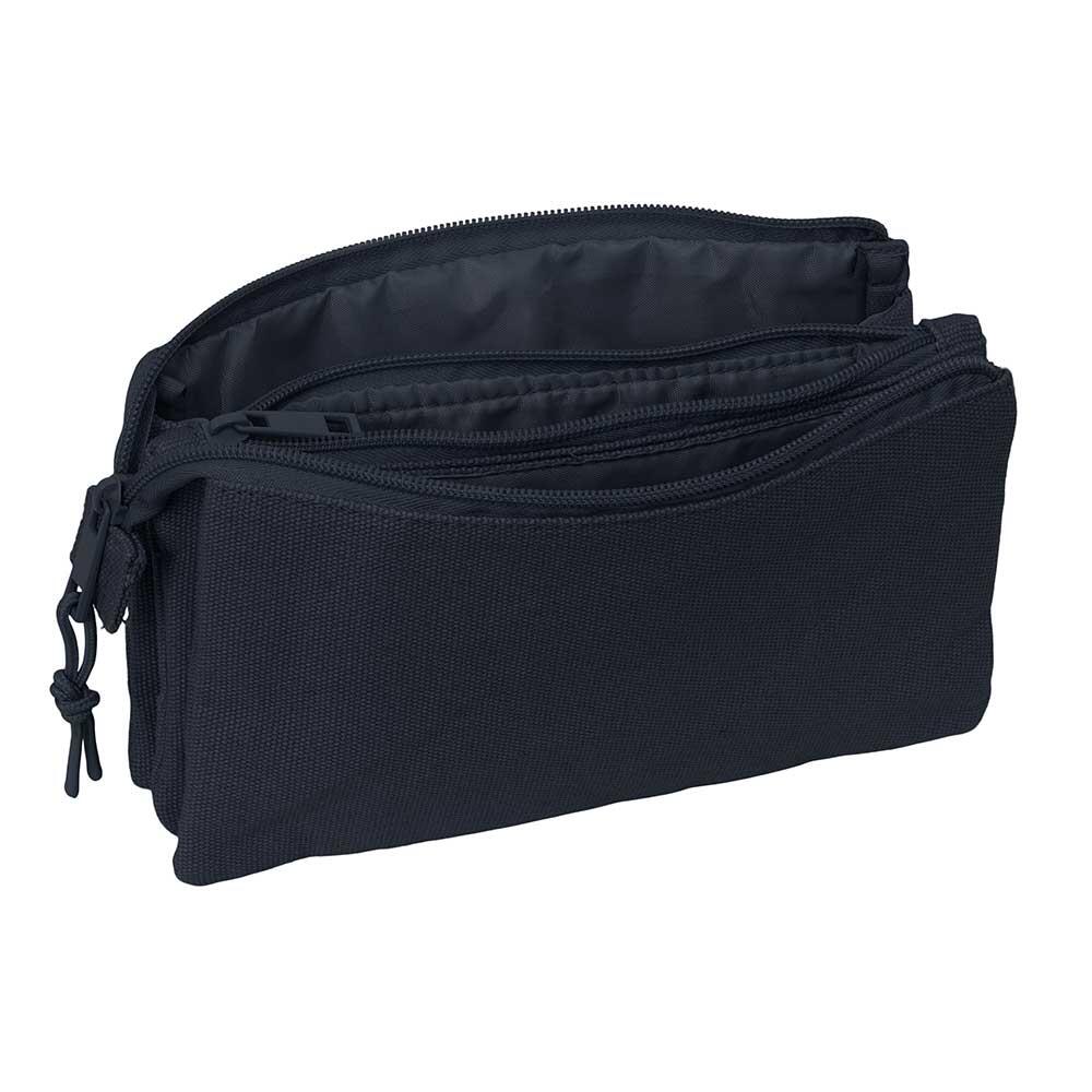 Astuccio triplo Safta Basic per adulti con 3 cerniere, blu scuro 3/3